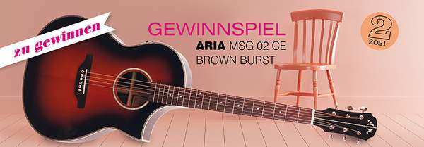 Giveaway: Aria MSG 02 CE Brown Burst