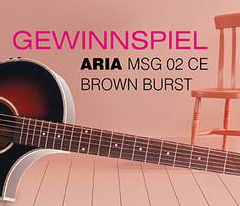 Giveaway: Aria MSG 02 CE Brown Burst