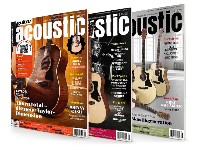 50 Prozent Rabatt auf guitar-acoustic-Hefte